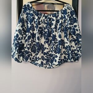 SHEIN Off SHOULDER PRINT BLOUSE